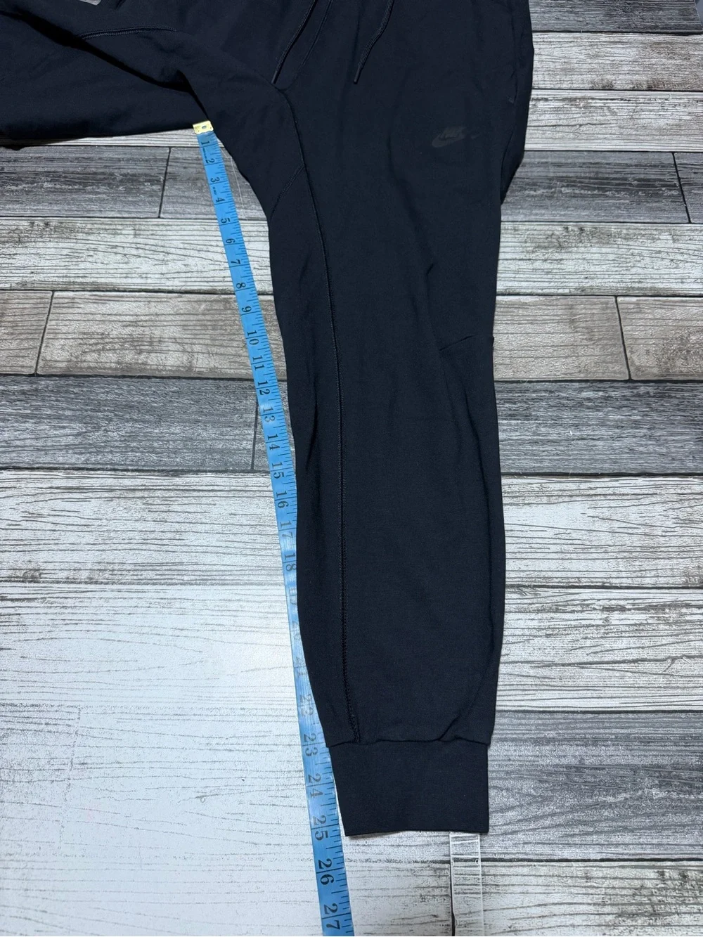 Nike NSW Ponte Stretch Joggers Men’s L Black Tapered (Inseam 25.5) CJ4281-010